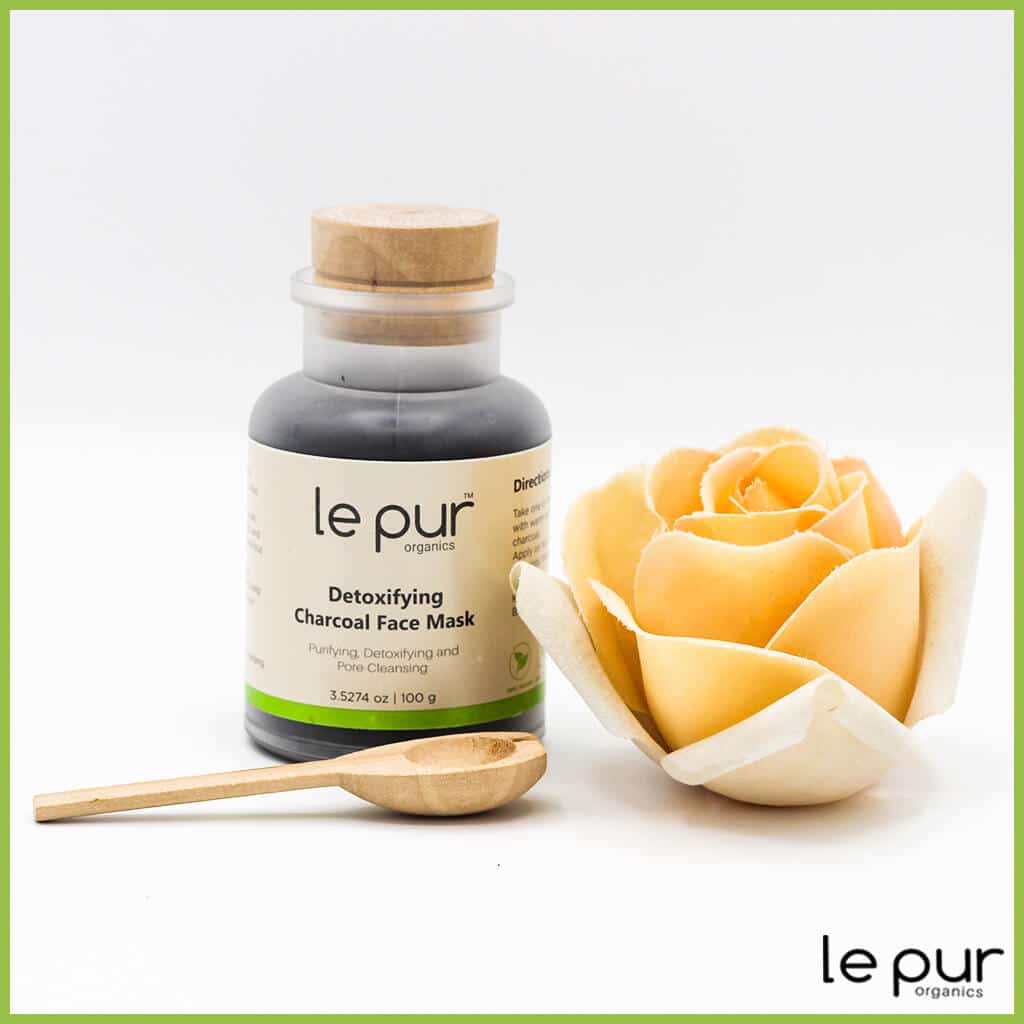 Charcoal face mask by blepur organics
