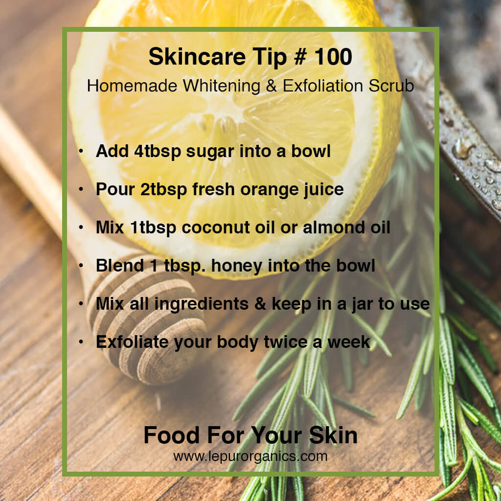 How to make homemade skin whitening Scrub? How to make homemade skin whitening Scrub?