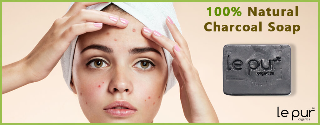 Charcoal soap le pur organics